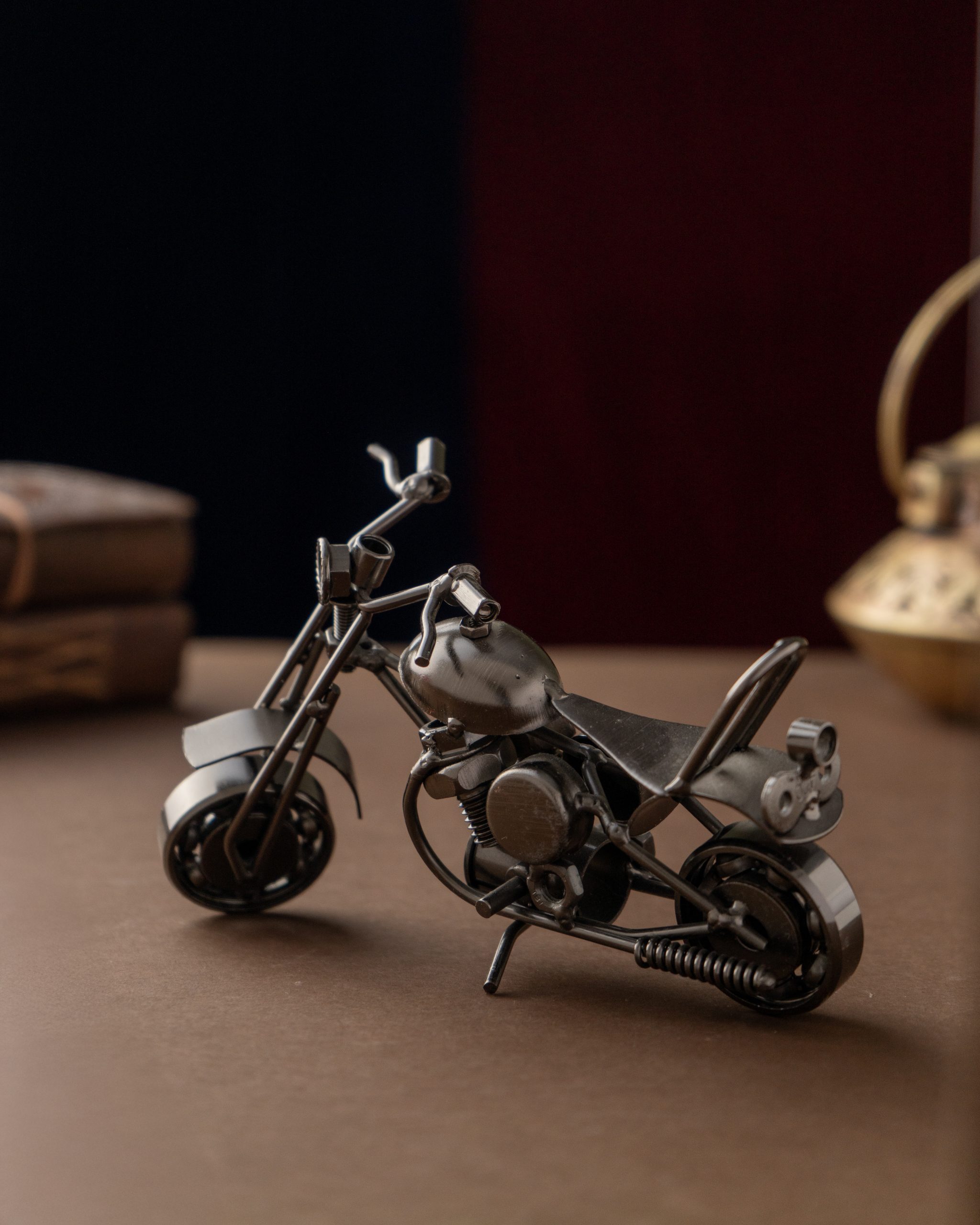 Indian Home Decorative – Metal Bike Showpiece (Iron) Marwar Decors